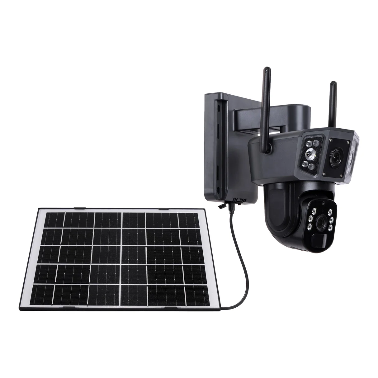 NLFZEK 9MP Dual-Lens Solar Security Camera – 4G/WiFi PTZ Outdoor Camera