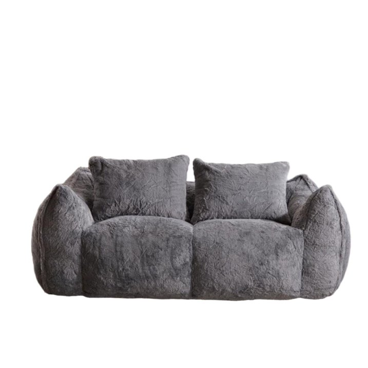 NLFZEK Giant Bean Bag Sofa – Oversized 2-Seater Couch with Plush Foam & Cozy Armrests