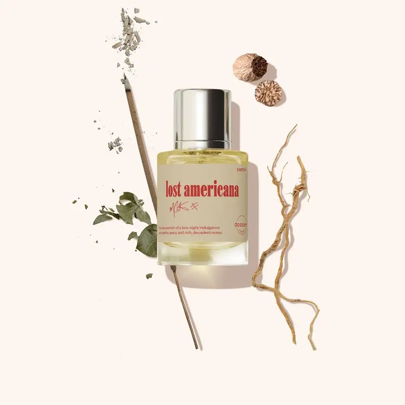 Lost Americana Unisex Eau de Parfum 50ml | Smoky Vanilla, Incense & Patchouli Long-Lasting Vegan Fragrance