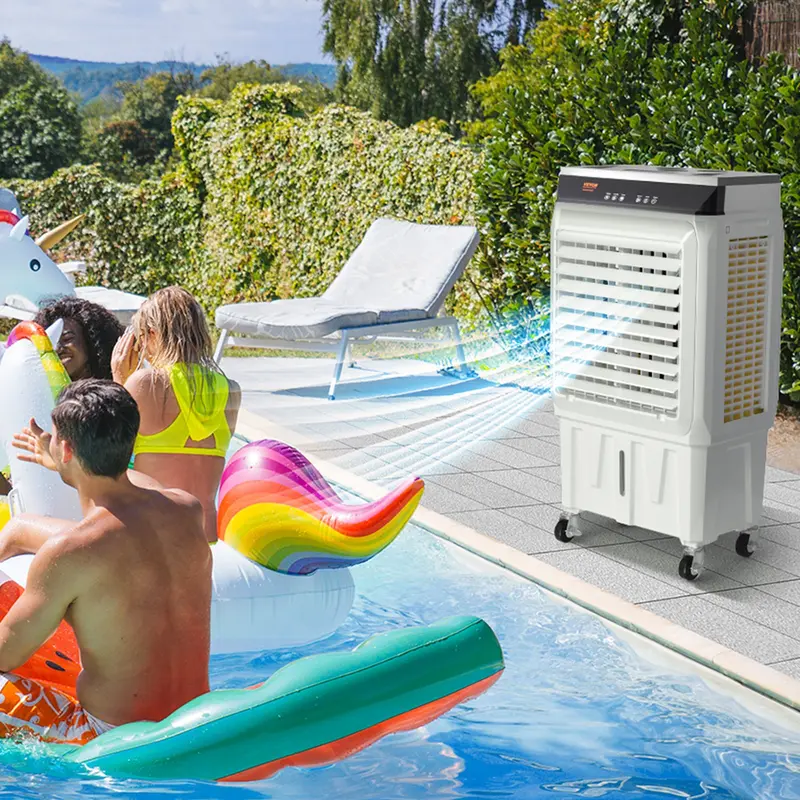 Beat the Heat with VEVOR 2100 CFM Evaporative Air Cooler | Powerful, Portable & Energy Efficient