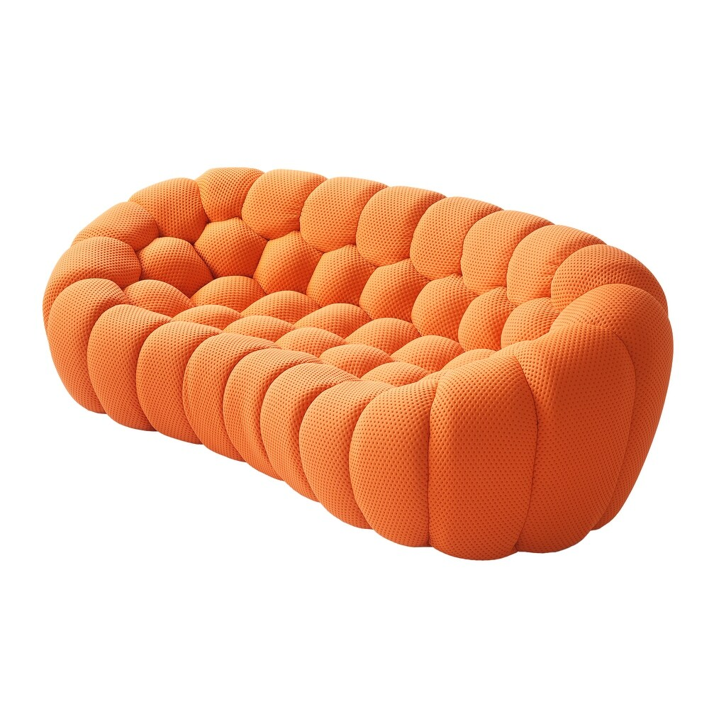 NLFZEK Cloud-Inspired 3-Seater Sofa – Deep Seat 3D Knit Couch for Living Room