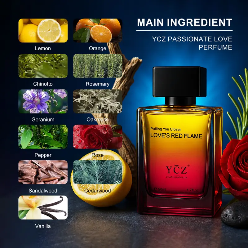 YCZ Fragrance Duo Set – Marine & Passionate Love | 2 Signature Scents, Endless Possibilities