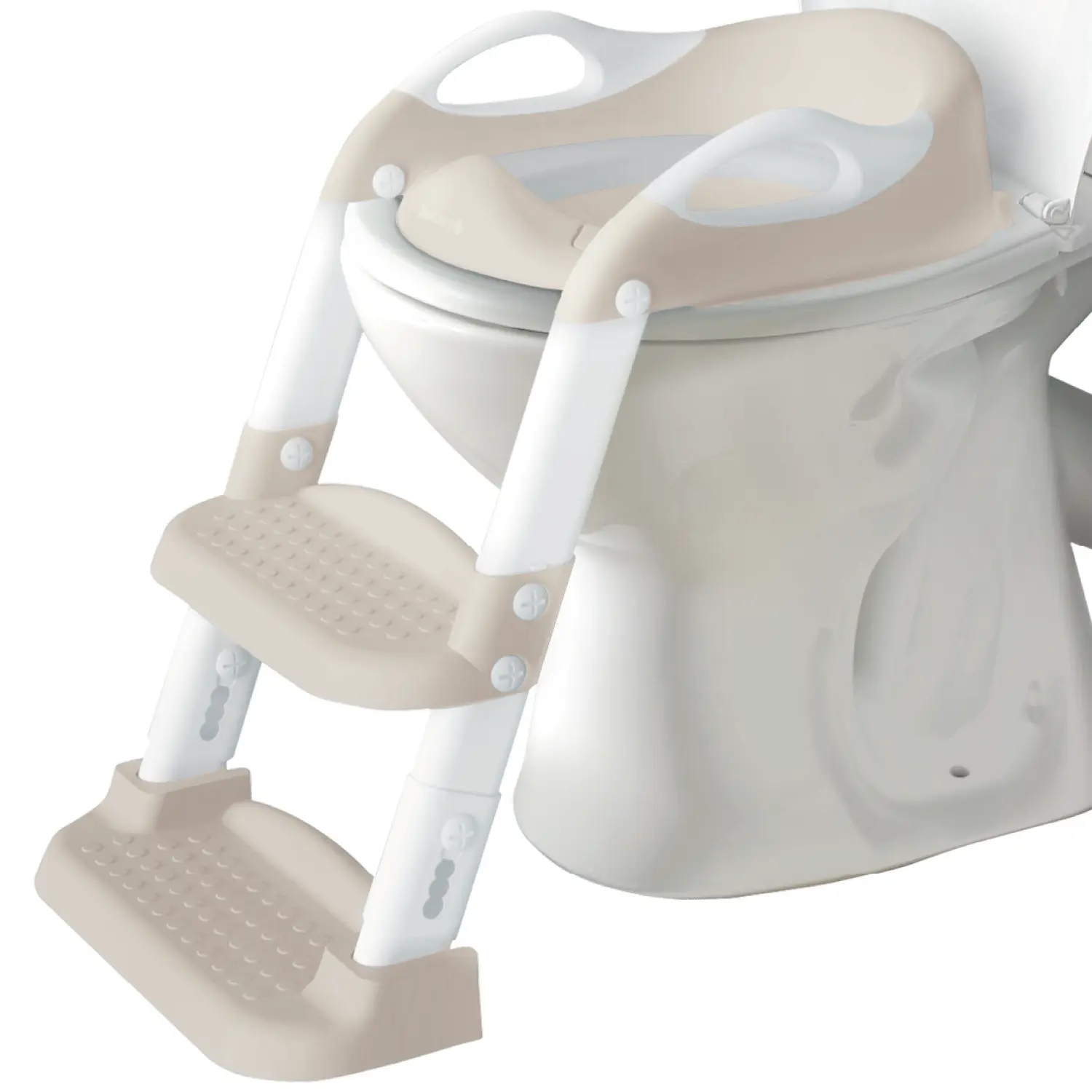 Jool Baby NAPPA Award Potty Training Seat 2 Step Ladder, Foldable Adjustable Toilet Seat with Splash Guard for Toddlers
