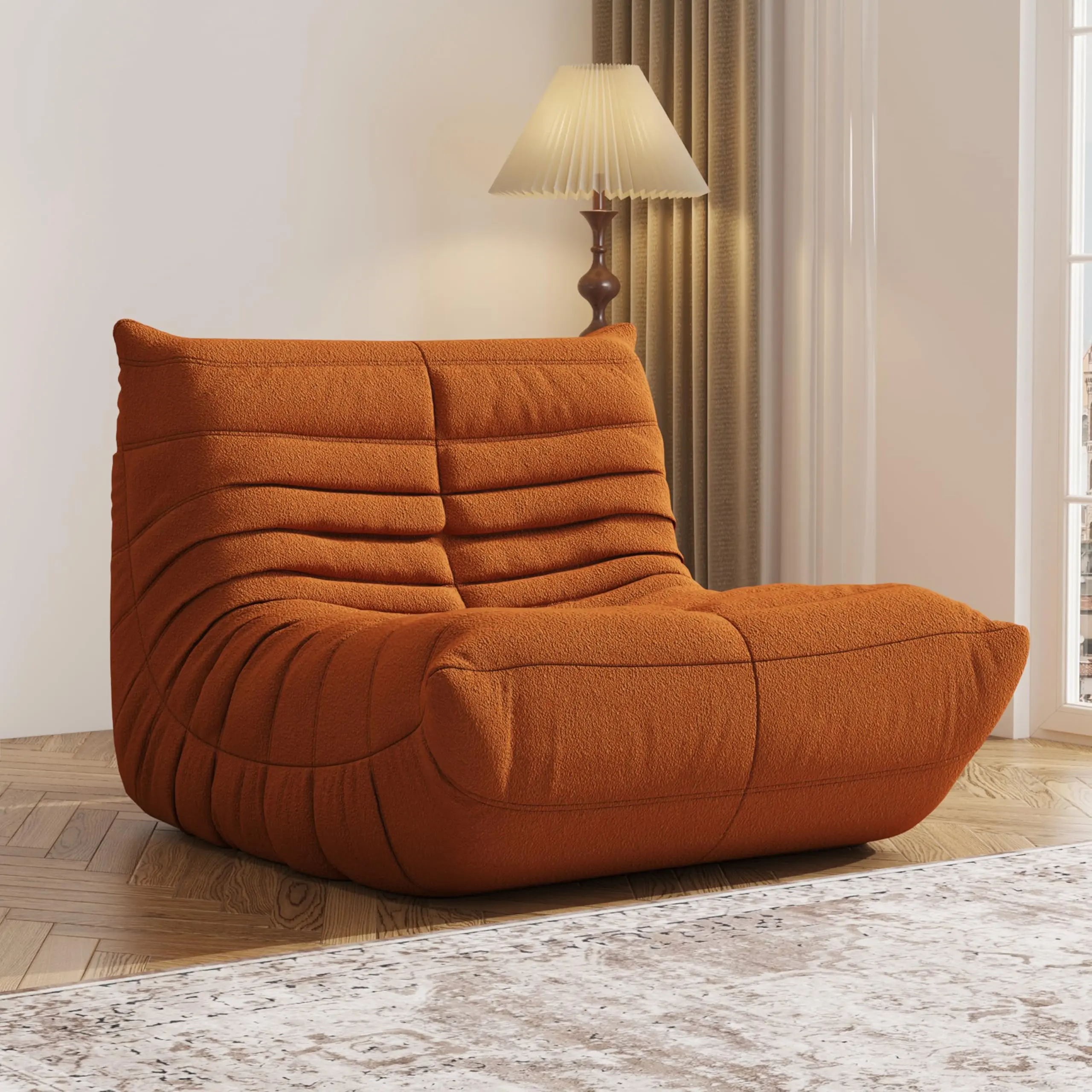 Loisel CloudNest Bean Bag Sofa – Ultra Soft Memory Foam Lounge Chair for Living Room, Bedroom & Home Office
