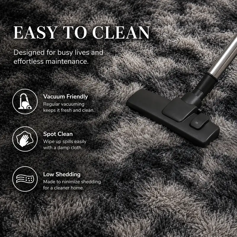Fluffy Cloud Area Rug | Ultra Soft Shaggy Plush Carpet with Non-Slip Backing for Living Room Bedroom Decor