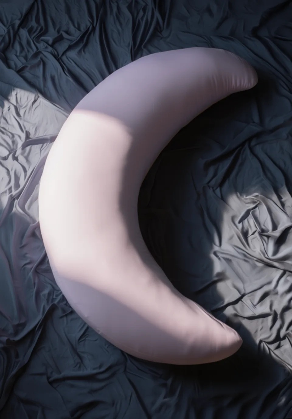 NLFZEK Oversized Body Pillow – 59" Full-Body Pillow for Side Sleepers, Plush Hug Pillow with Satin Cover