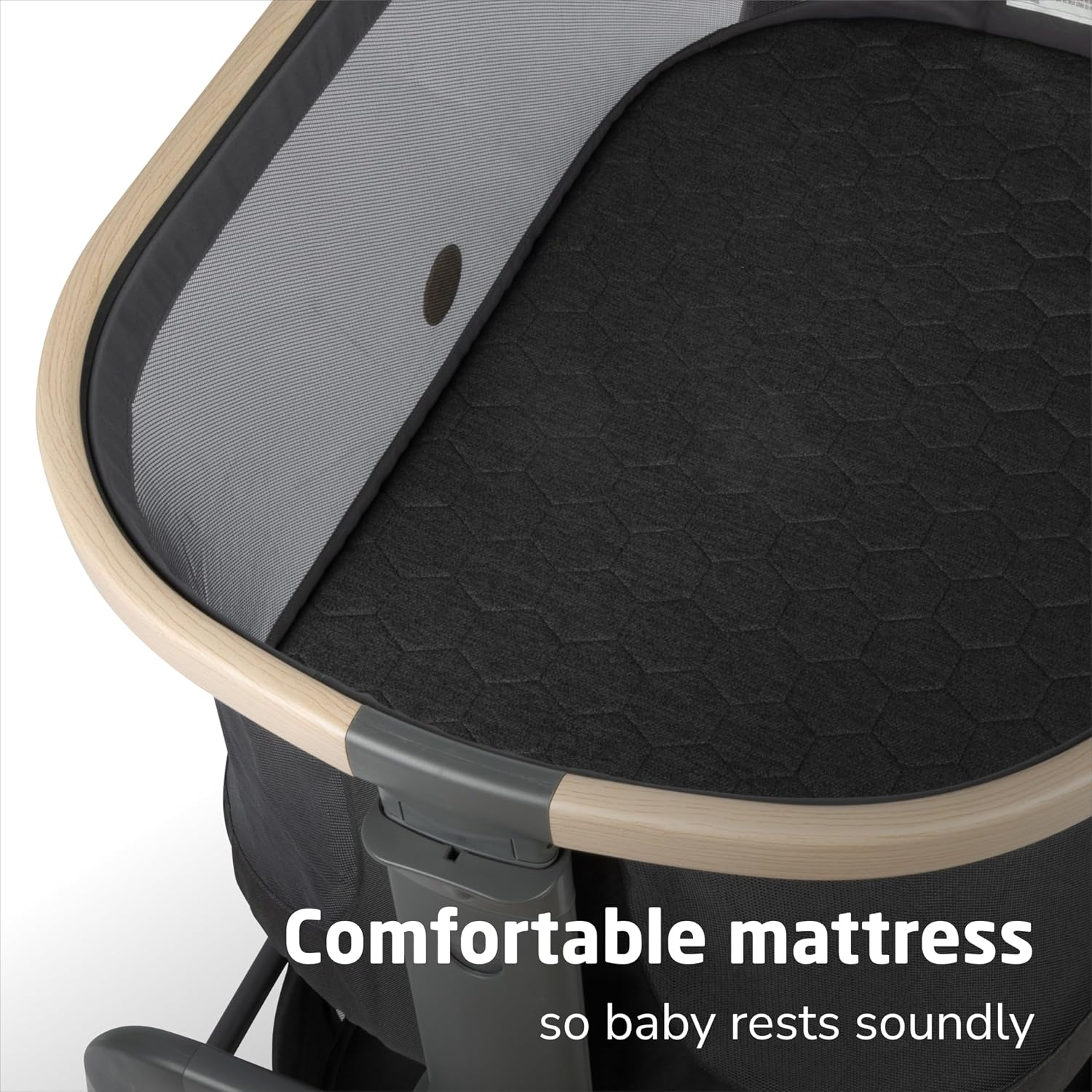 NLFZEK Adjustable Bedside Bassinet | Portable Baby Sleeper with Breathable Mesh & Foldable Design