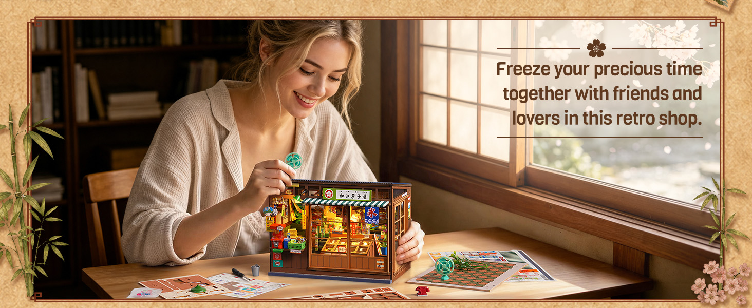 japanese book nook miniature house puzzles