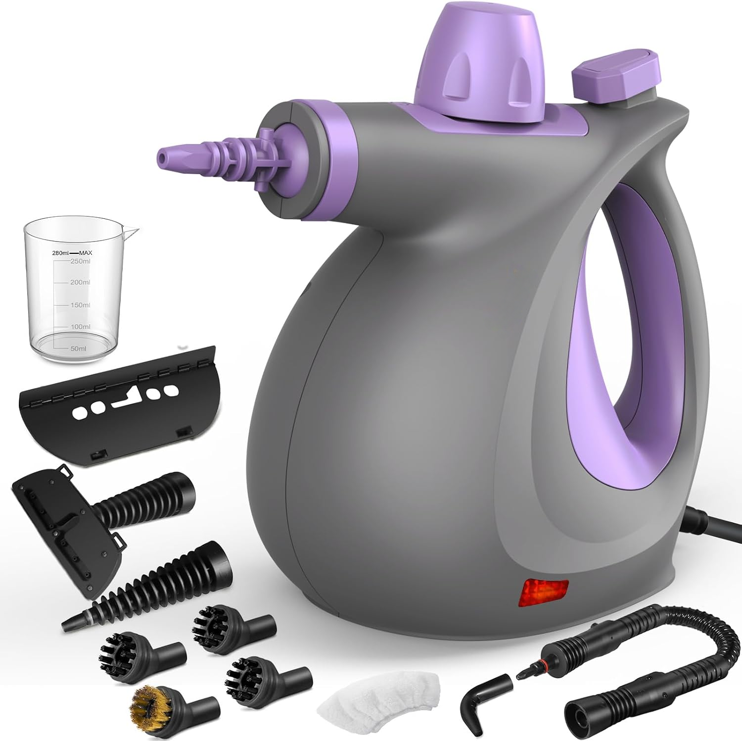 NLFZEK Portable Steam Cleaner | Handheld Multi-Surface Steamer with 12 Accessories