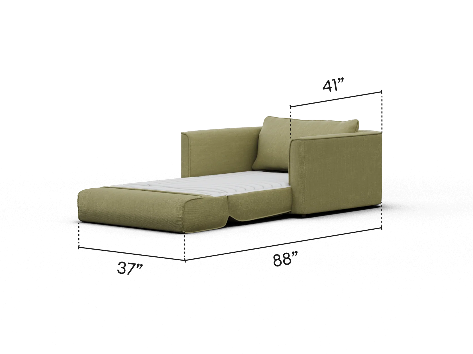 Loisel Convertible Sofa Bed – Modern Sleeper Sofa with Washable Covers, Premium Comfort & Easy Assembly