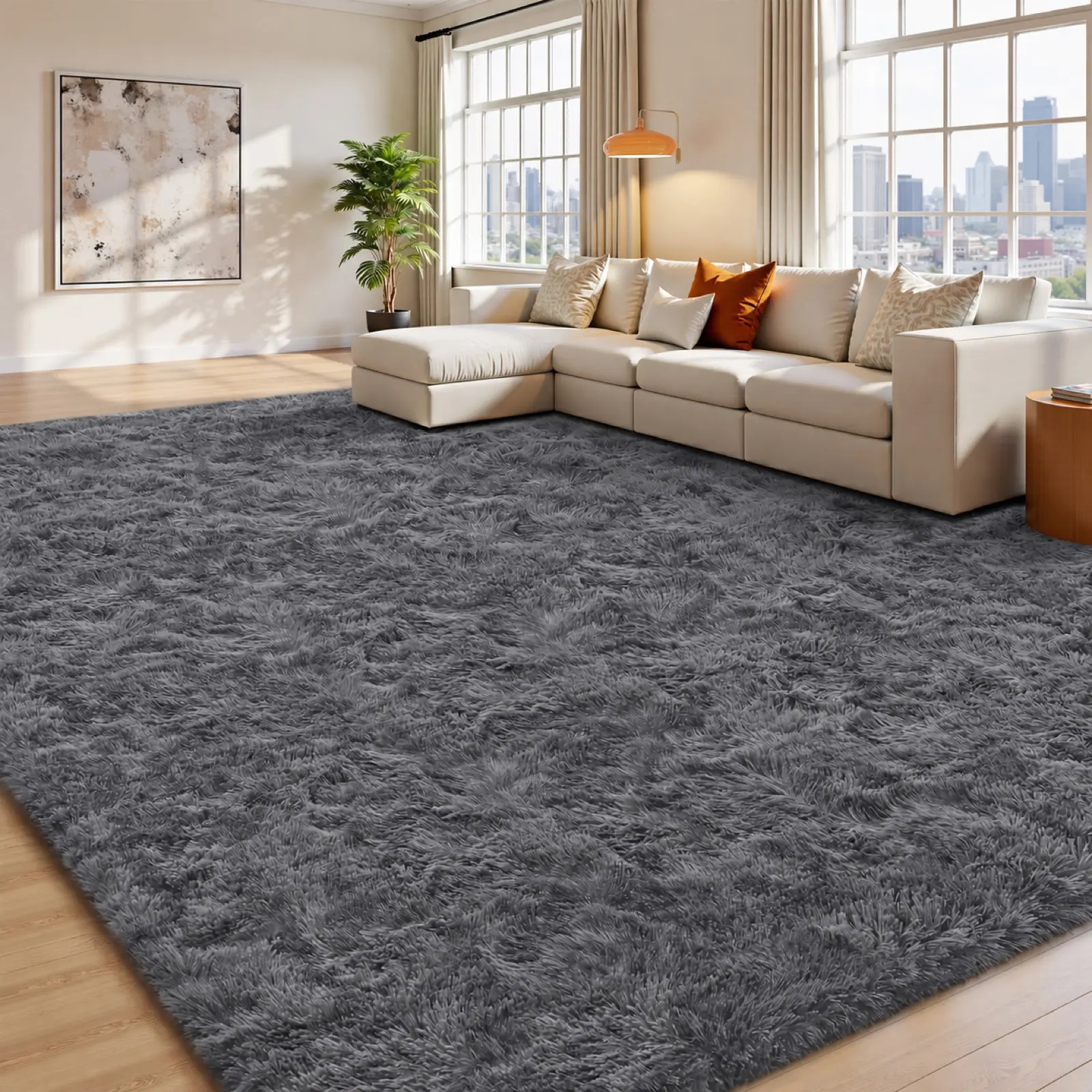 Cloud-Like Fluffy Rug | Super Soft Plush Carpet for Bedroom, Living Room & Cozy Spaces