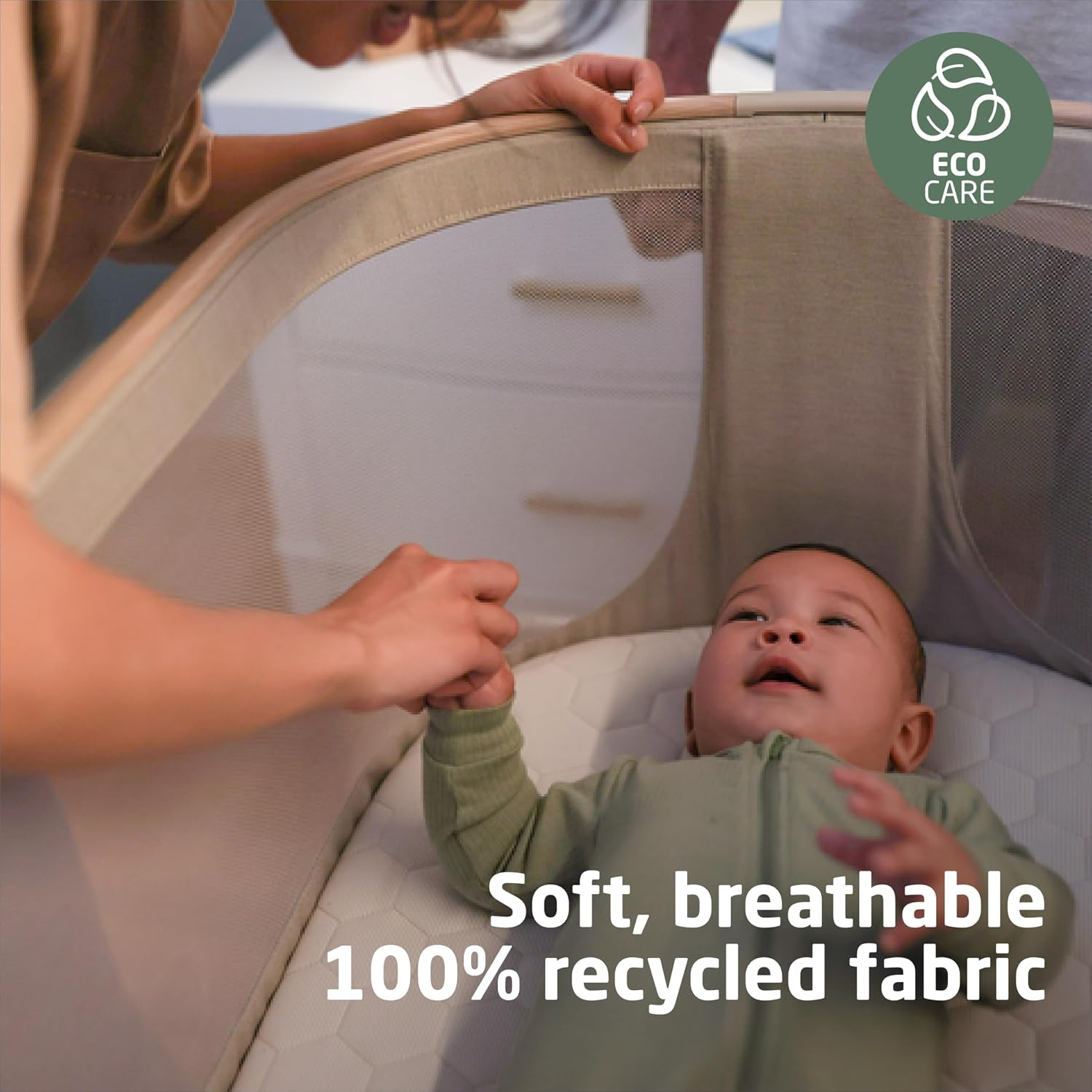 NLFZEK Adjustable Bedside Bassinet | Portable Baby Sleeper with Breathable Mesh & Foldable Design