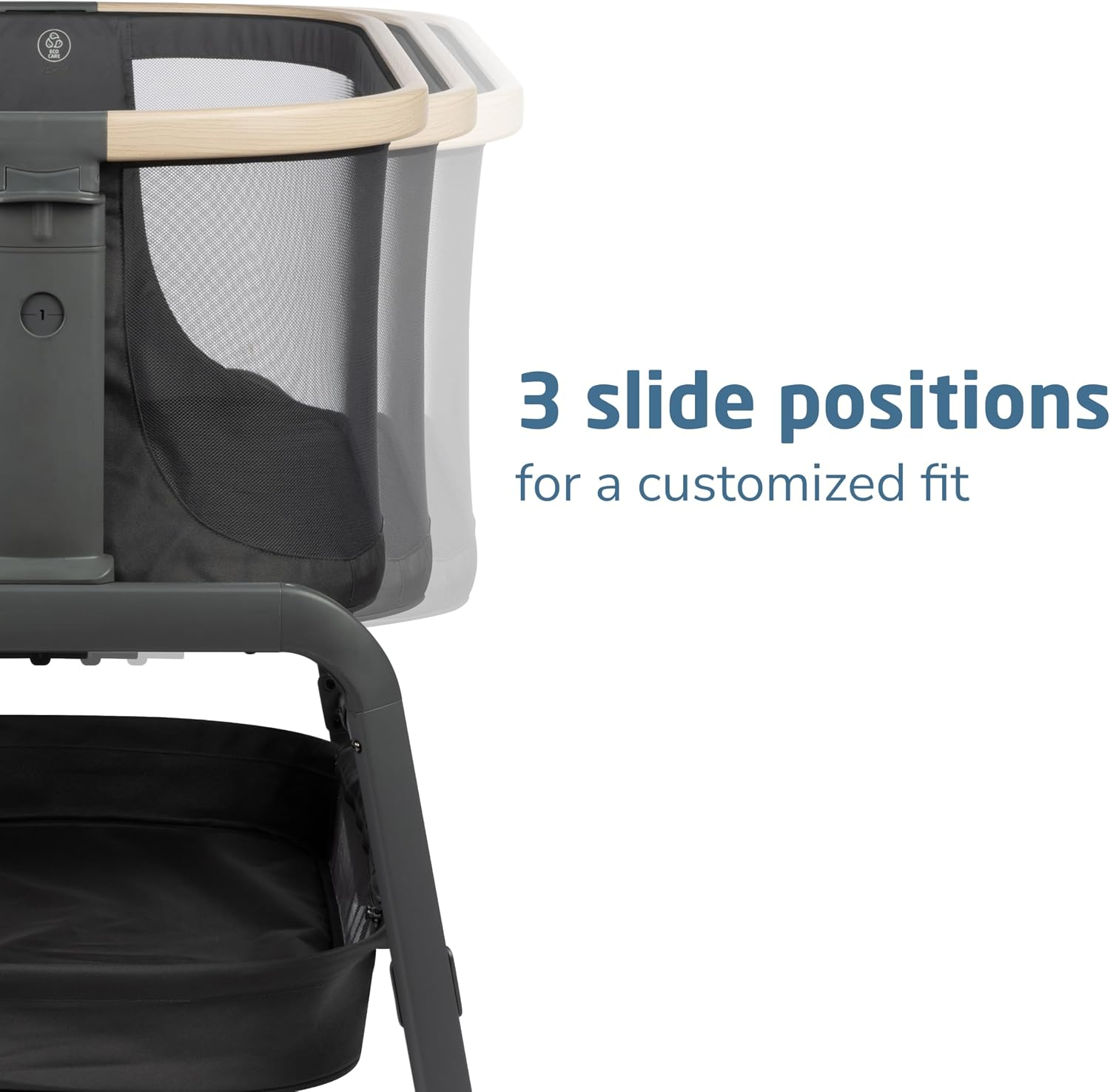 NLFZEK Adjustable Bedside Bassinet | Portable Baby Sleeper with Breathable Mesh & Foldable Design