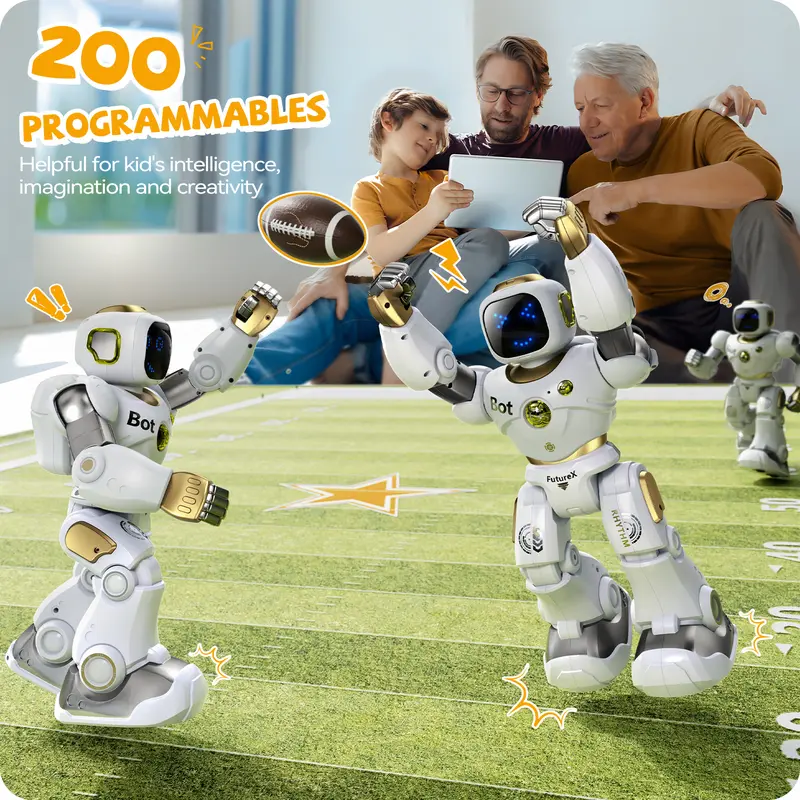Ruko 1088 Smart Robot for Kids – Programmable RC Robot with Voice & App Control