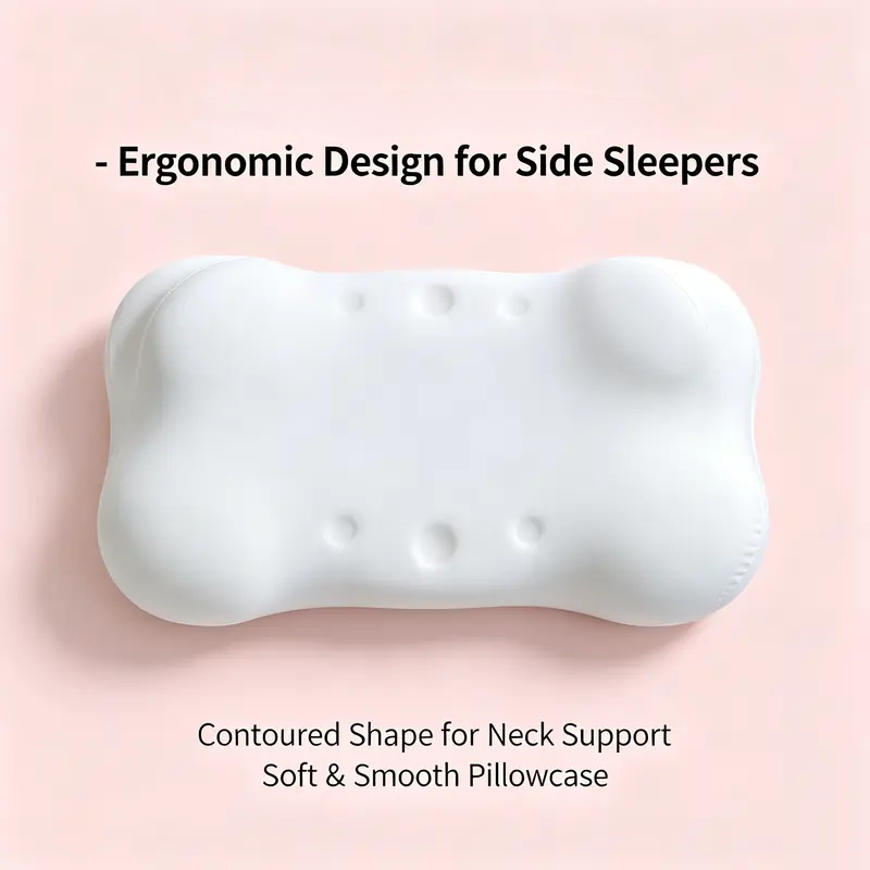 Cloud-Like Memory Foam Pillow | Adjustable Height Ergonomic Pillow for Better Sleep Comfort