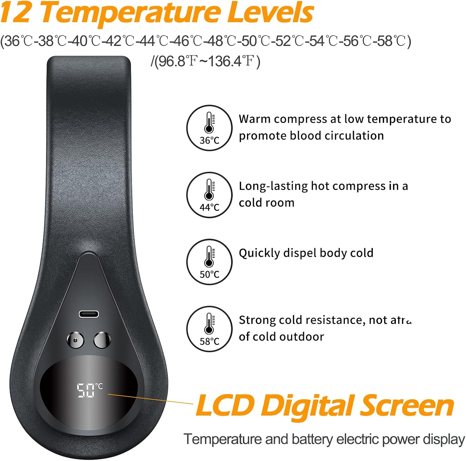 Cordless Graphene Neck Warmer