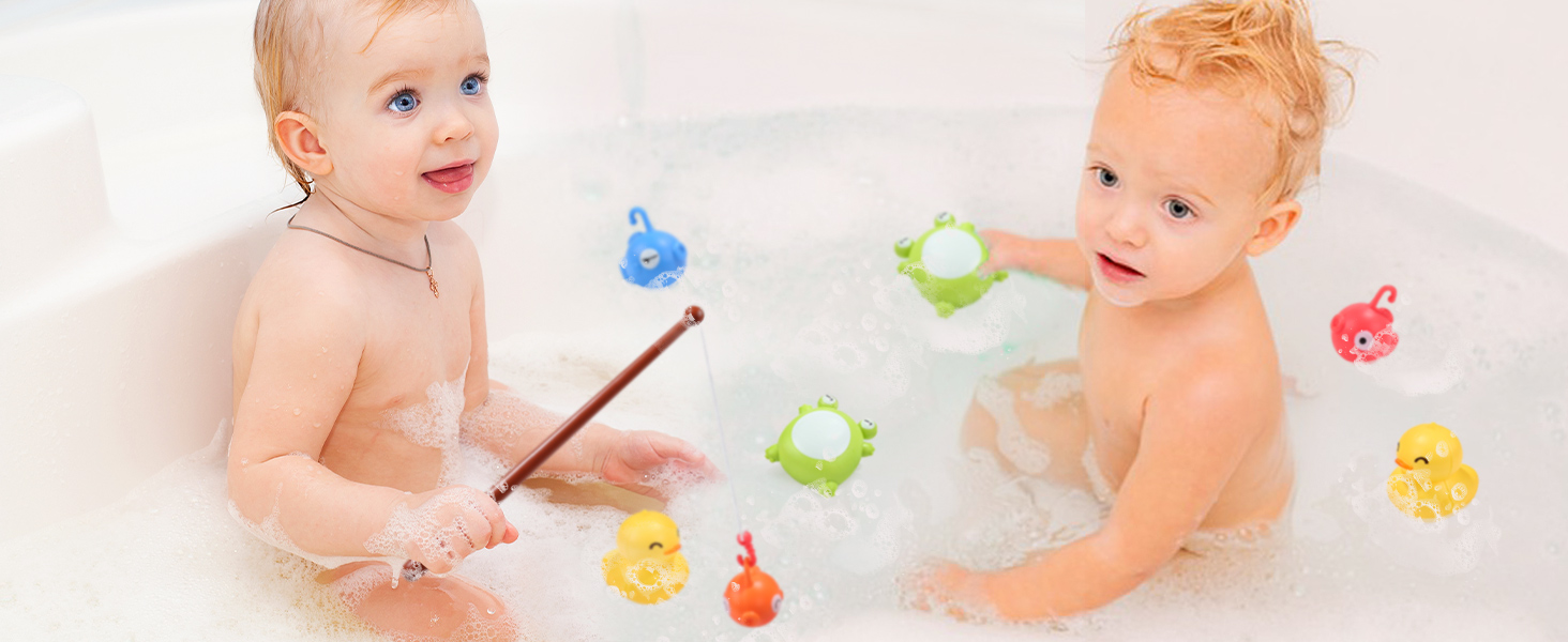 Bath Toys and Floating Fish