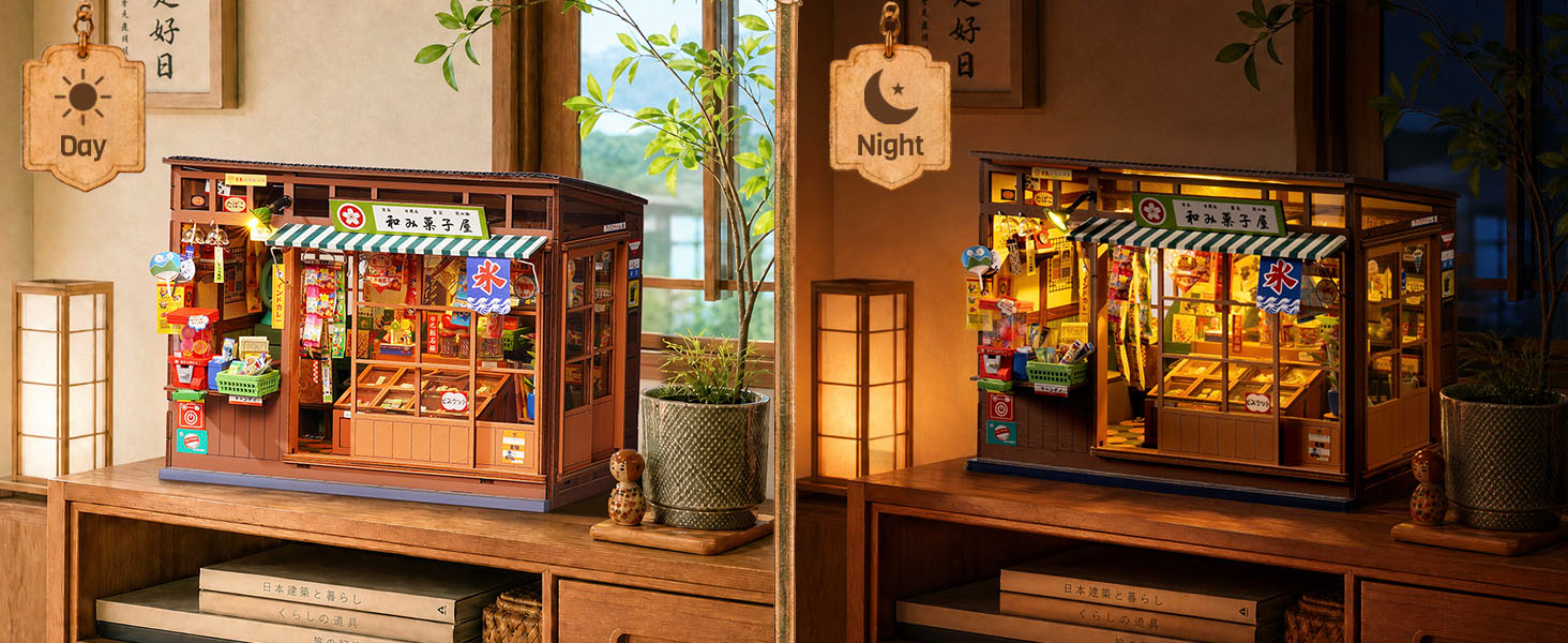 japanese book nook miniature house puzzles