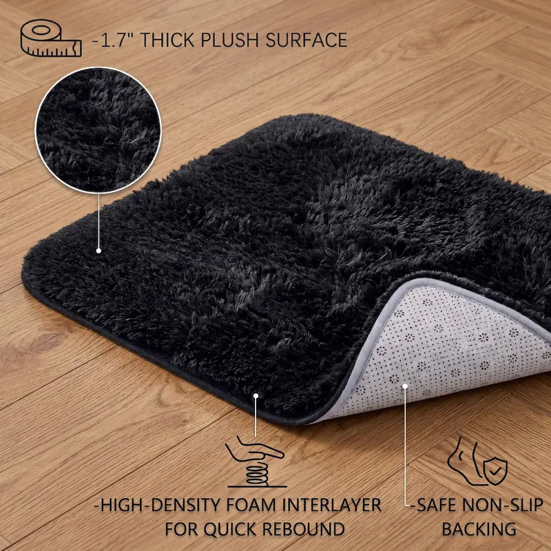 Fluffy Cloud Area Rug | Ultra Soft Shaggy Plush Carpet with Non-Slip Backing for Living Room Bedroom Decor