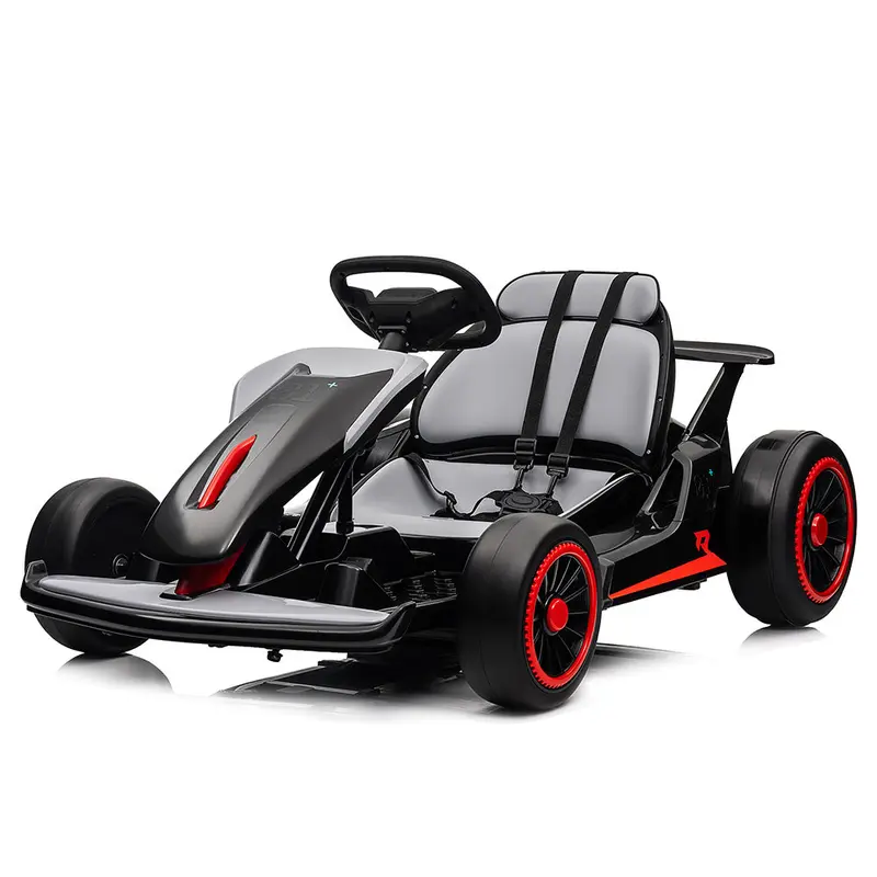 GARVEE 24V Electric Drift Go Kart | Dual 200W Motors, 360° Drift & Gas/Brake Pedals