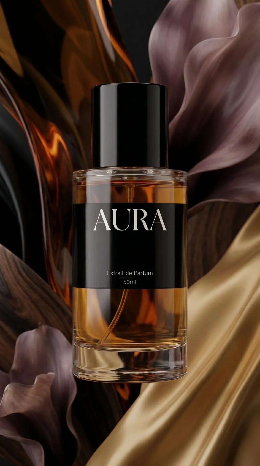 Warm Woody Gourmand Extrait de Parfum – Unisex Long-Lasting Fragrance with Cognac, Cinnamon & Vanilla