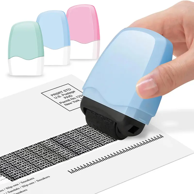 Lotosug Identity Protection Roller Stamp | Hide Personal Information on Mail & Packages