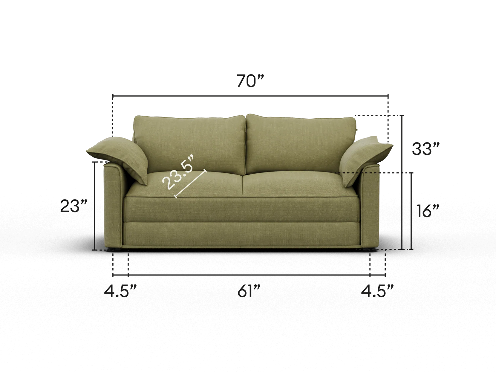 Koala Sofa Bed 4th Gen | Convertible Sofa Bed with Kloudcell® Comfort, Washable Covers & Tool-Free Assembly