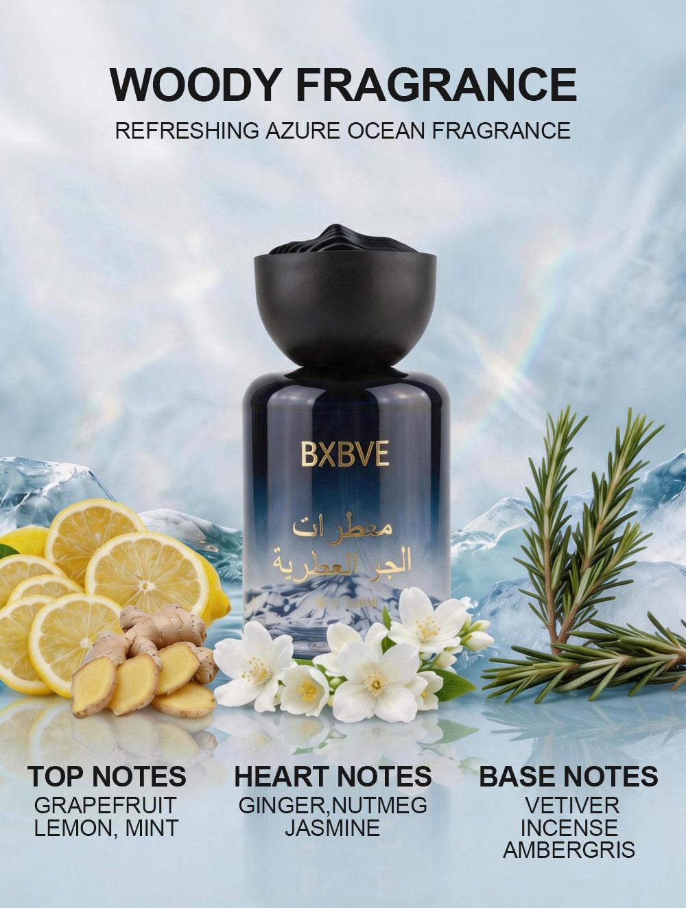 Midnight Marine Car Air Freshener 120ml Unisex | Aromatic Aquatic Ocean Fresh Woody Car Diffuser with Bergamot Coconut Amber | Long Lasting Luxury Arabian Fragrance for Men Women | Premium Gift/ cologne|Father's Day Gifts