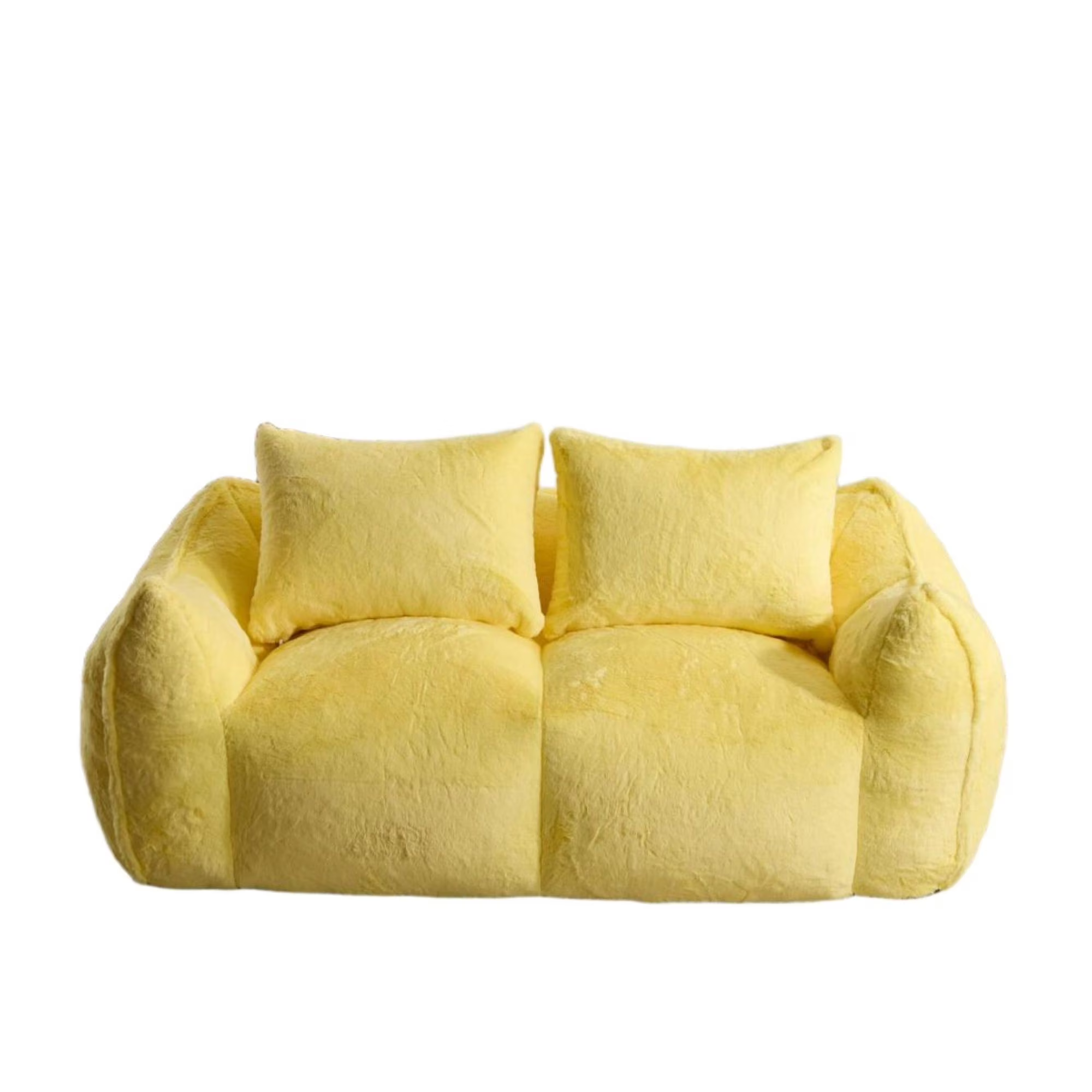 NLFZEK Giant Bean Bag Sofa – Oversized 2-Seater Couch with Plush Foam & Cozy Armrests