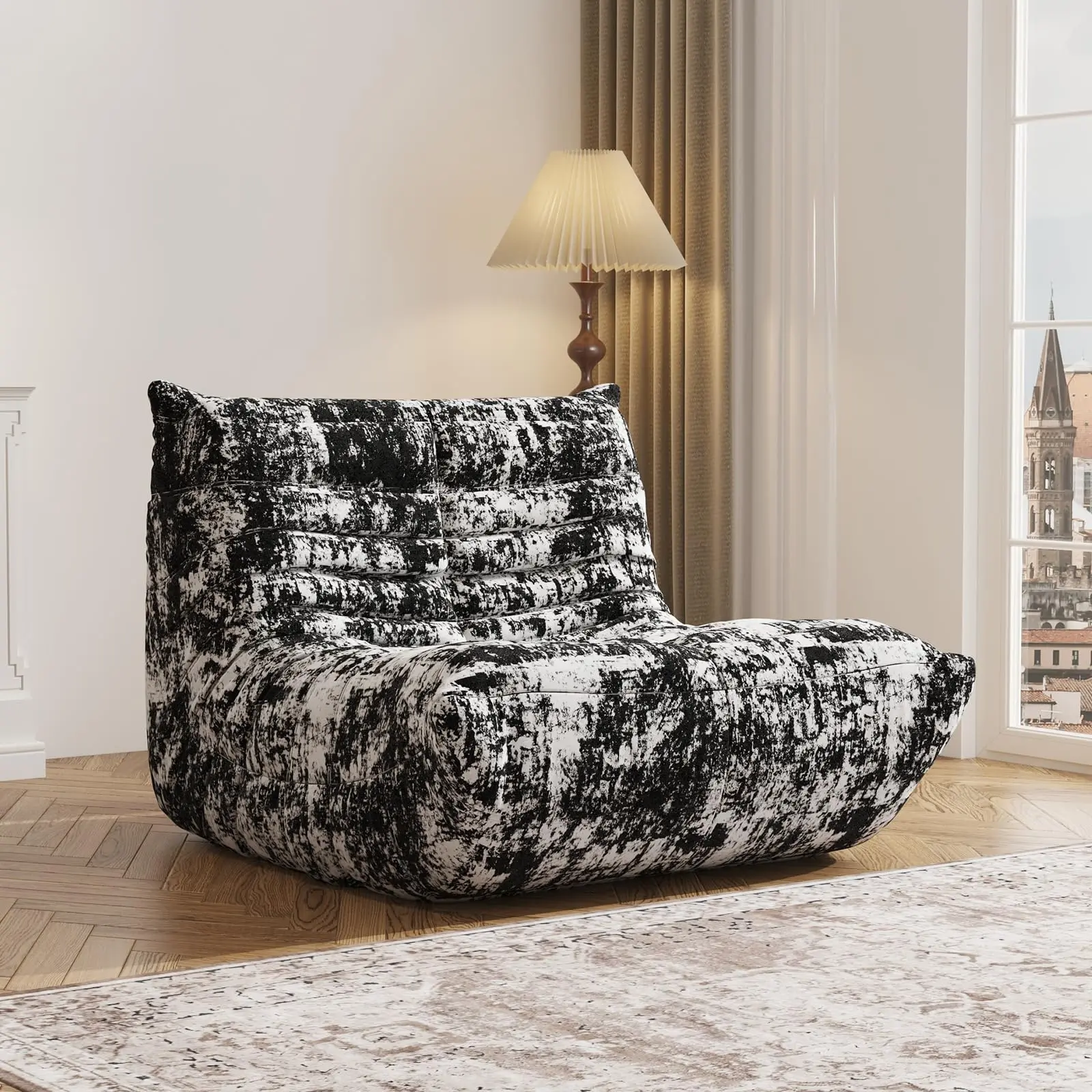 Loisel CloudNest Bean Bag Sofa – Ultra Soft Memory Foam Lounge Chair for Living Room, Bedroom & Home Office