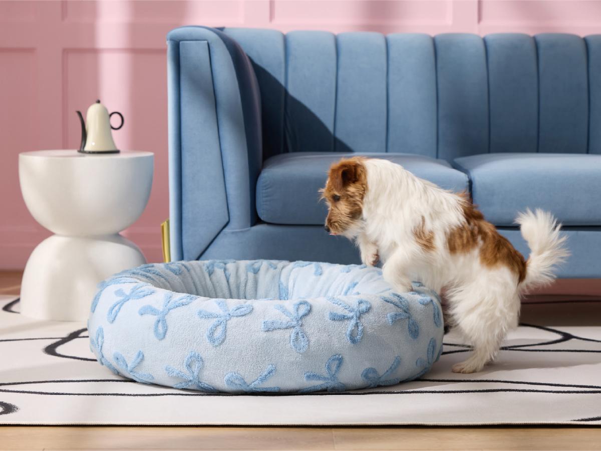 【Up to $20 off】Lesure Soft Donut Bed - Cozy Fluffy Calming Bed for Small/Medium/Large Dogs & Cats, Soft Plush Round Pet Bed for Comfort, Washable, Anti-Slip Bottom, Camas para Perros, Pet Supplies Bedding,Deals For You Days