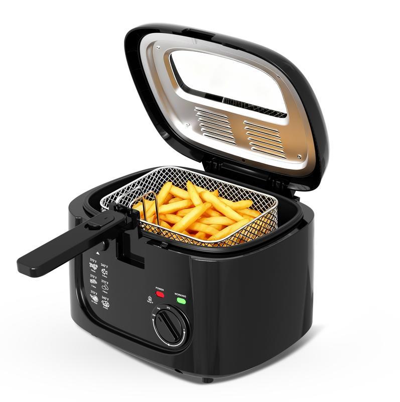 FXJYF 2.5L Deep Fryer with Viewing Window & Temperature Control
