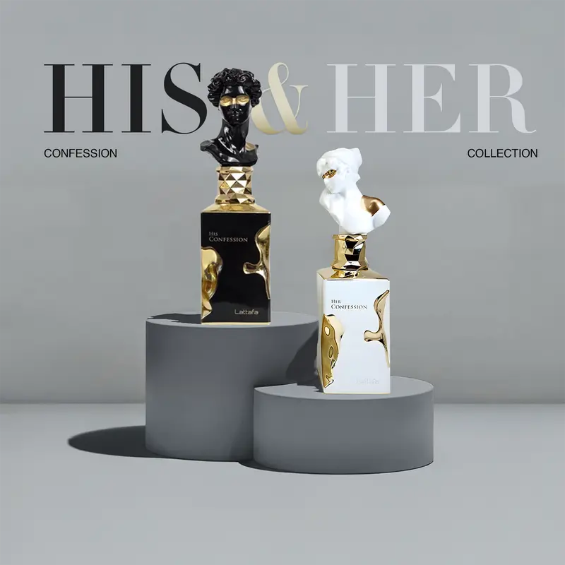 Lattafa His & Her Confession Eau de Parfum | Luxury Couple Fragrance Collection 100ml