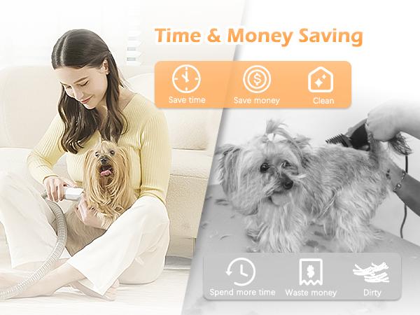 LMVVC pet grooming kit with vacuum for dogs and cats Groomer Tools Poodle Puppy Cleaning #Summervibes #petlovers