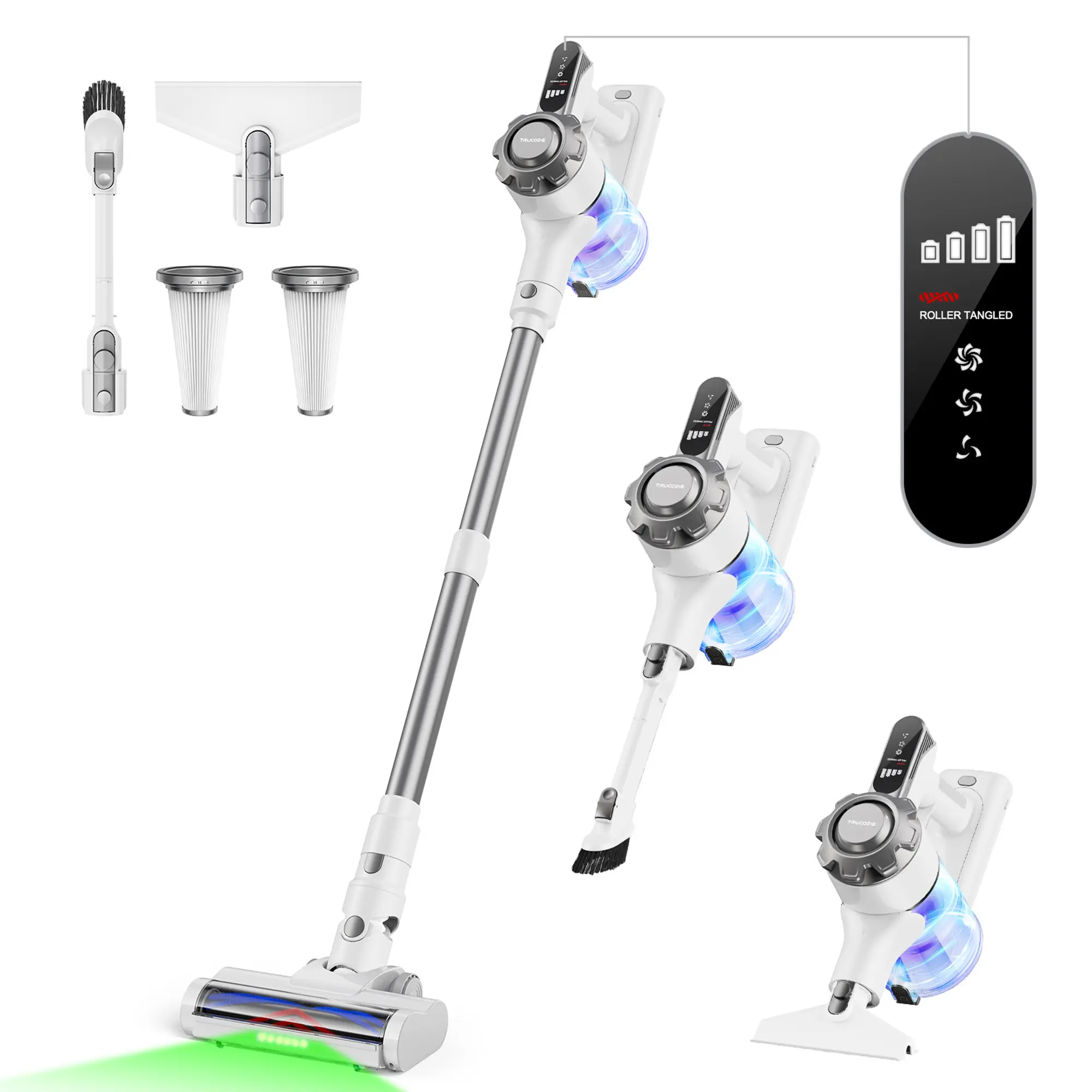 Trucozie T350 Cordless Vacuum – Lightweight, Self-Standing & Powerful for Everyday Cleaning