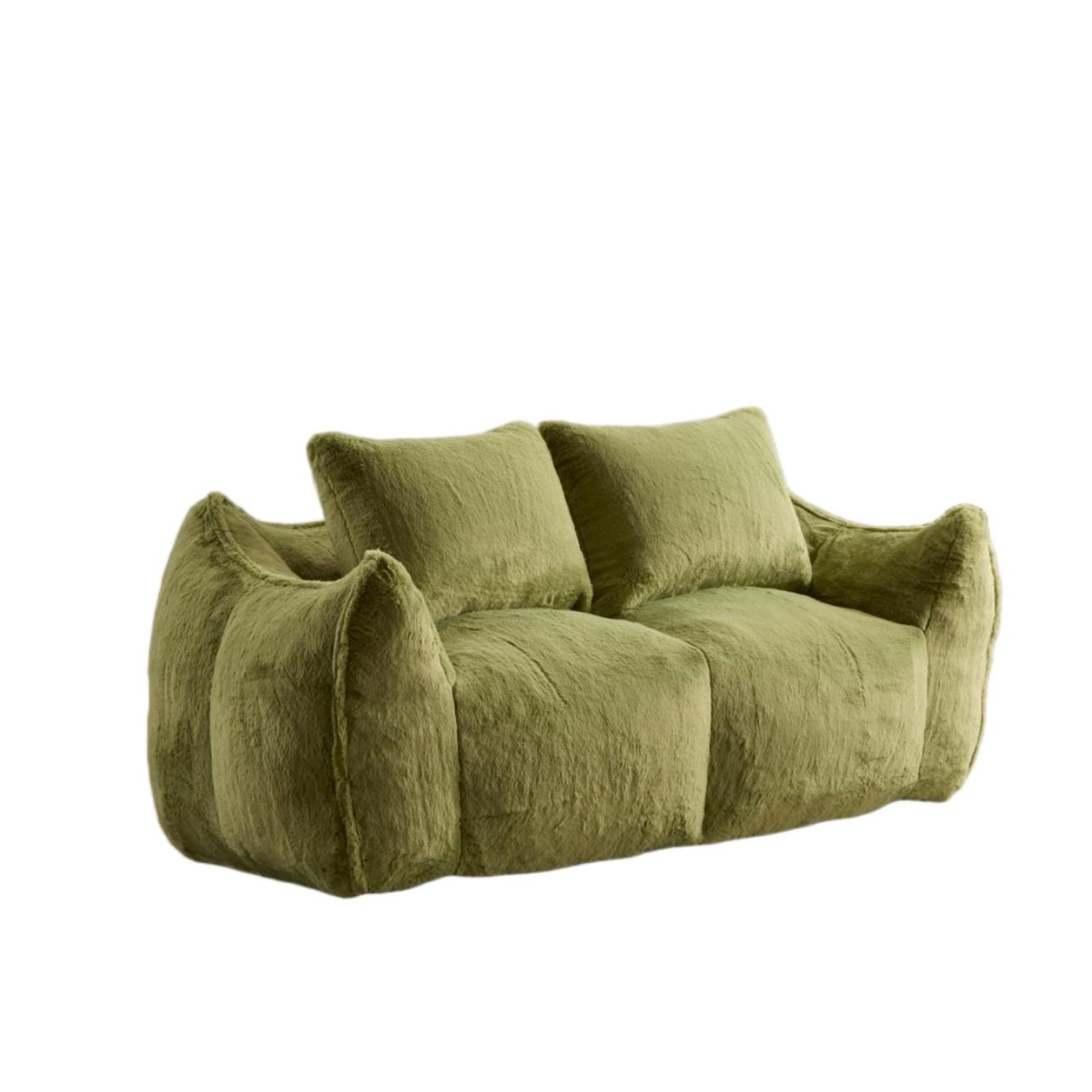 NLFZEK Giant Bean Bag Sofa – Oversized 2-Seater Couch with Plush Foam & Cozy Armrests