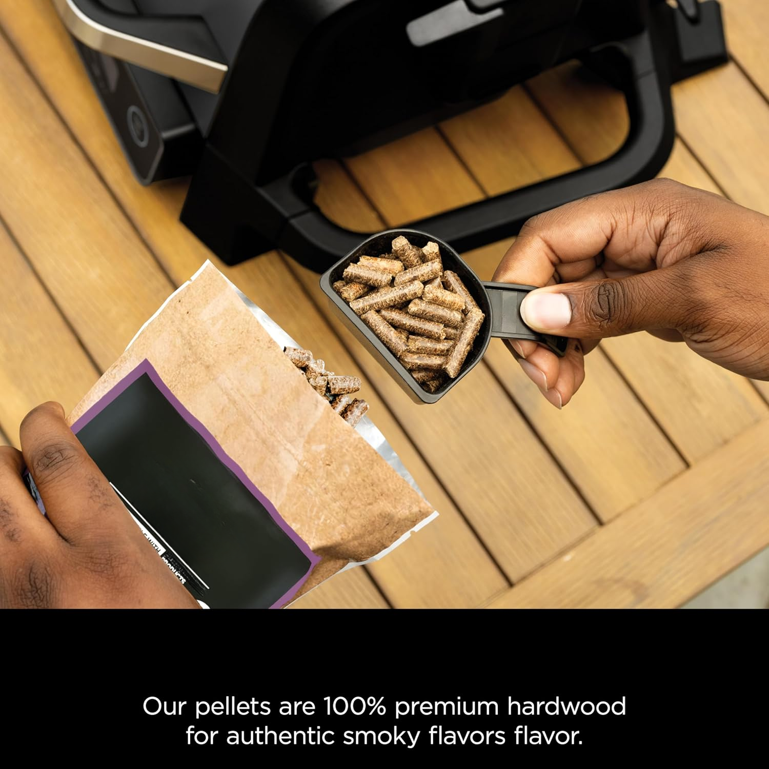 Portable 7-in-1 Outdoor Grill | Electric Smoker, Air Fryer & BBQ Combo, Weather-Resistant
