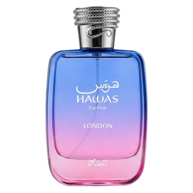 Rasasi Hawas London Eau de Parfum for Men 100ml | Long-Lasting Luxury Fresh Woody Fragrance