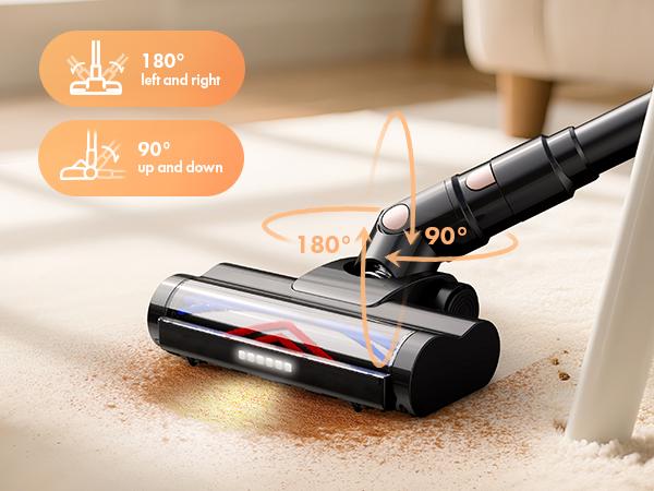 【 2026 newly upgraded】Trucozie T350 cordless vacuum features an 8-in-1 lightweight design with up to 45 minutes of runtime and 33Kpa of powerful suction. This rechargeable cordless vacuum is ideal for carpets, tiles, pet hair, and hardwood floors. 【 2026 newly upgraded】Trucozie T350 cordless vacuum features an 8-in-1 lightweight design with up to 45 minutes of runtime and 33Kpa of powerful suction. This rechargeable cordless vacuum is ideal for carpets, tiles, pet hair, and hardwood floors.