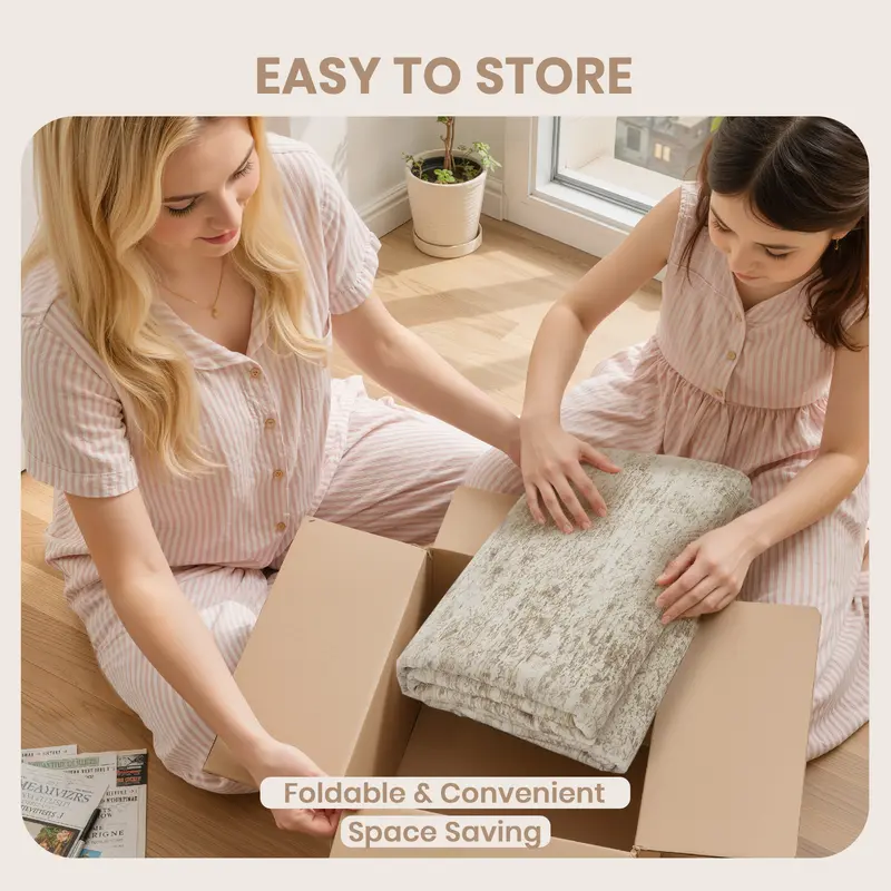 Modern Geometric Washable Rug | Soft Low Pile Area Carpet for Cozy Living Room & Bedroom Makeover