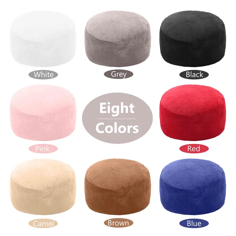 Memory Foam Bean Bag Chair | Ultra-Soft Lounge Chair with Washable Cover for Adults