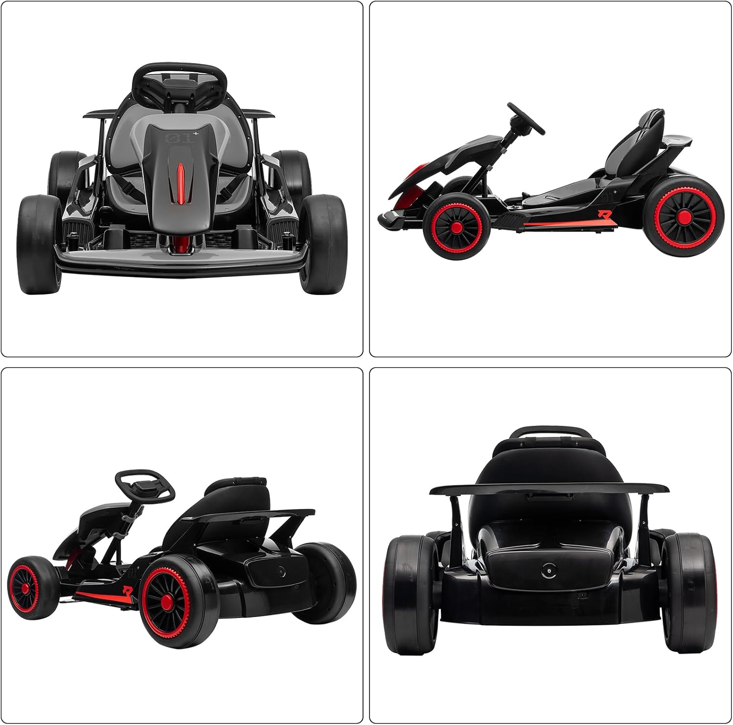 【DealsForYouDays】GARVEE 24V Drift Go Kart for Ages 6 and Up with Dual 200W Motors, 7AH Battery, Electric Pedals, and Multiple Color Options- Outdoor Electric Race Toy