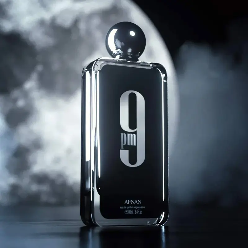 AFNAN 9 PM Eau de Parfum for Men 100ml | Long-Lasting Amber Vanilla Cologne