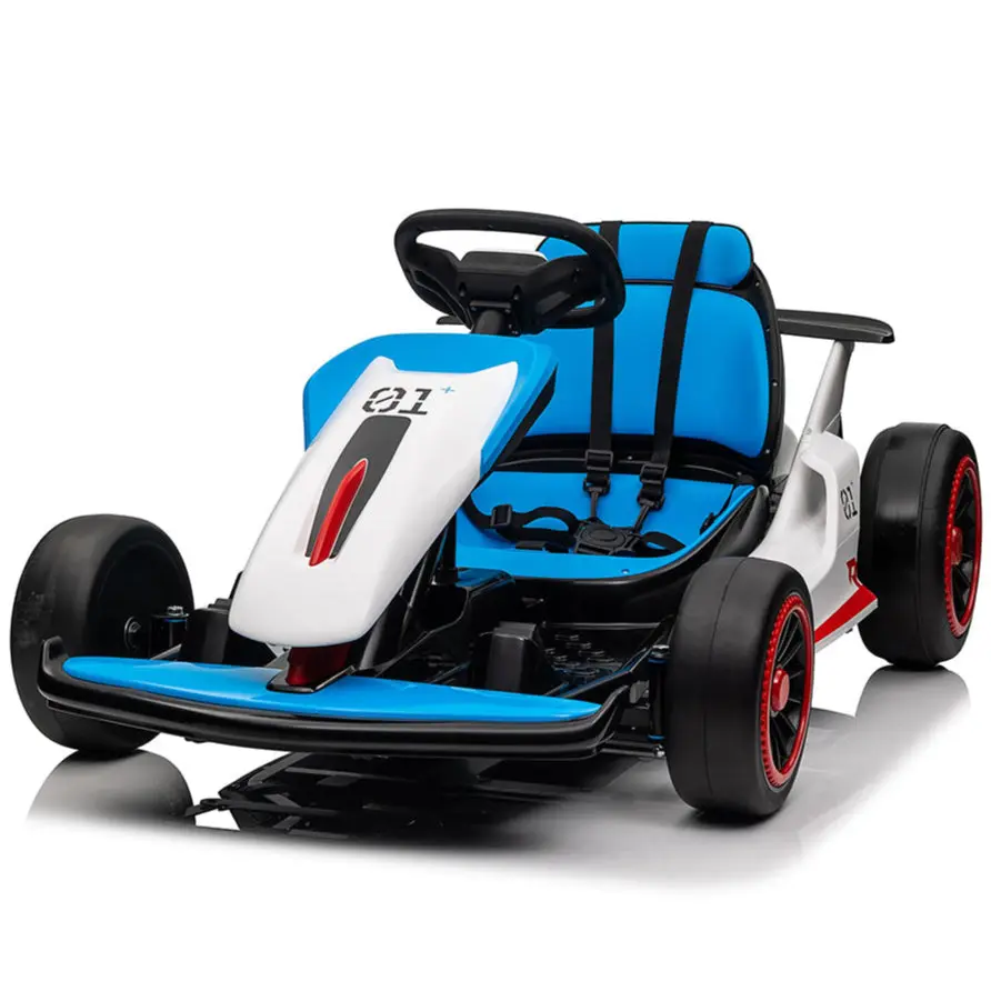 GARVEE 24V Electric Drift Go Kart | Dual 200W Motors, 360° Drift & Gas/Brake Pedals