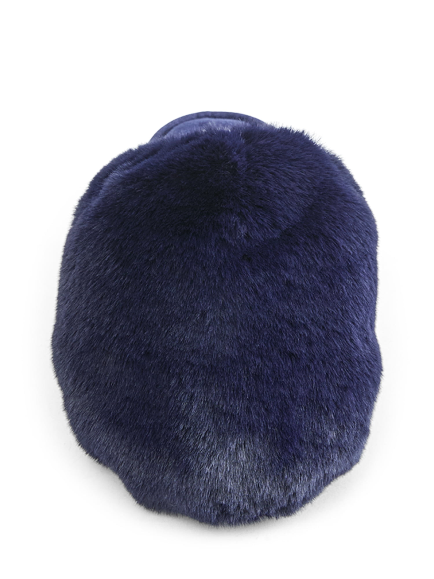 Joyspun Women’s Faux Fur Puff Scuff Slippers