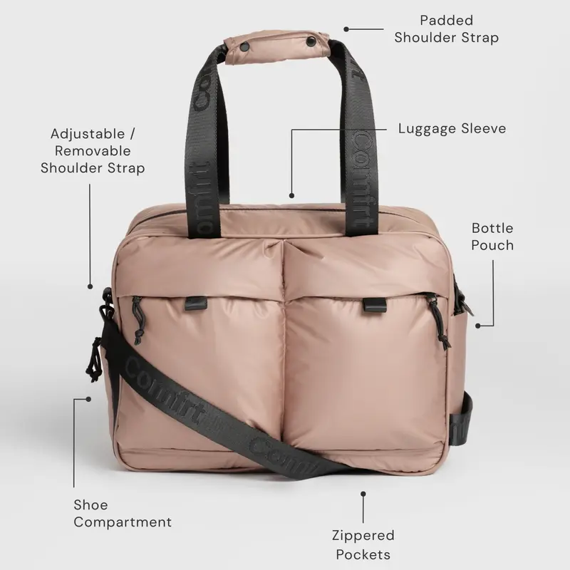 Comfrt Anywhere Bag | Carry-On Travel Duffel with Shoe Compartment & Smart Storage