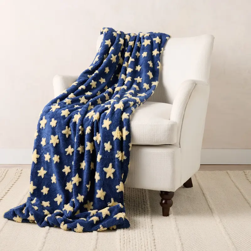 NLFZEK Reversible Plush Throw Blanket – Oversized Cozy 60x80 Blanket for Sofa, Bed & Home