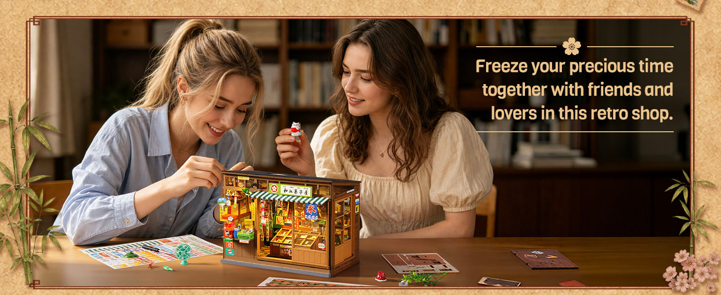 japanese book nook miniature house puzzles