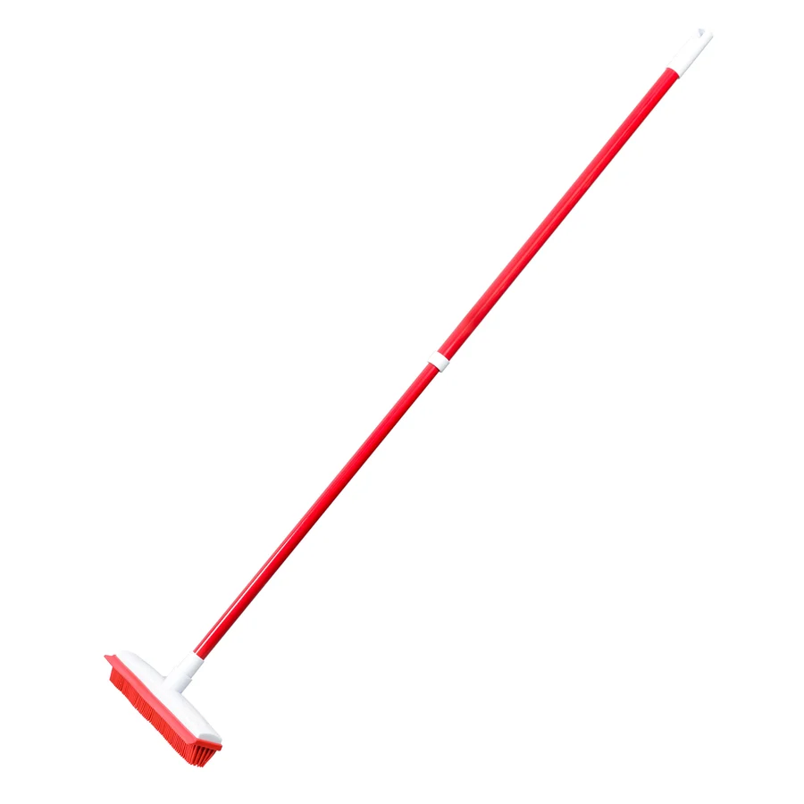 NLFZEK Pet Hair Removal Broom – Dual-Sided Rubber Squeegee & Electrostatic Brush for Floors, Carpets & Sofas