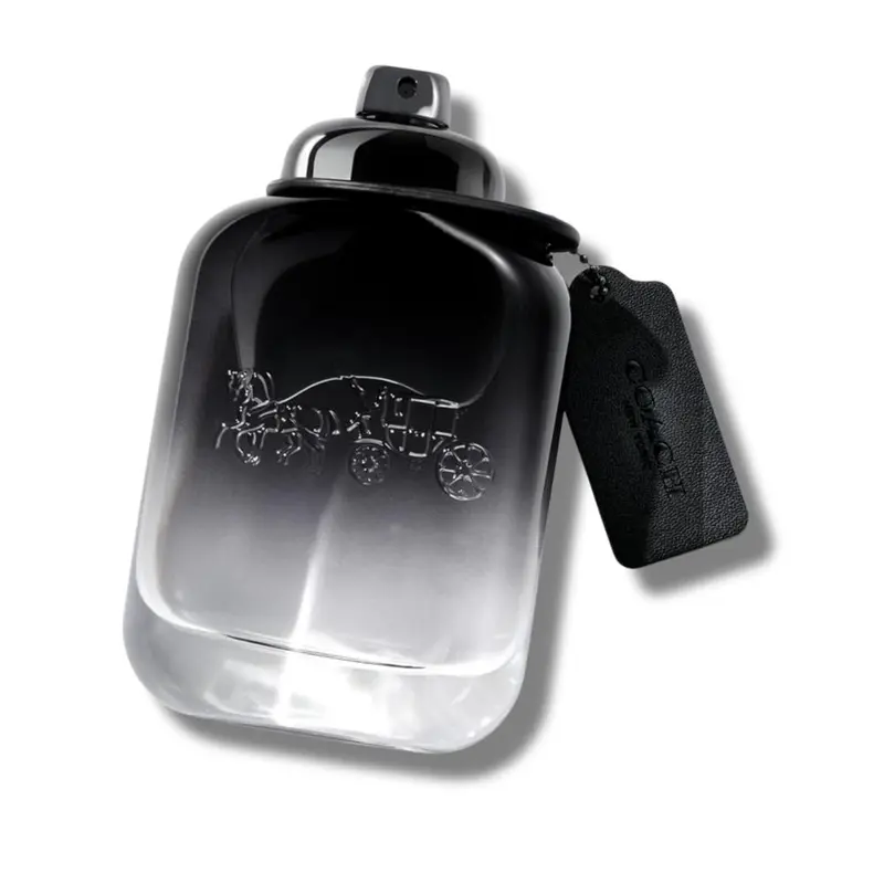 Coach For Men Eau de Toilette – Fresh Woody Aromatic Cologne with Citrus, Amber & Suede Notes